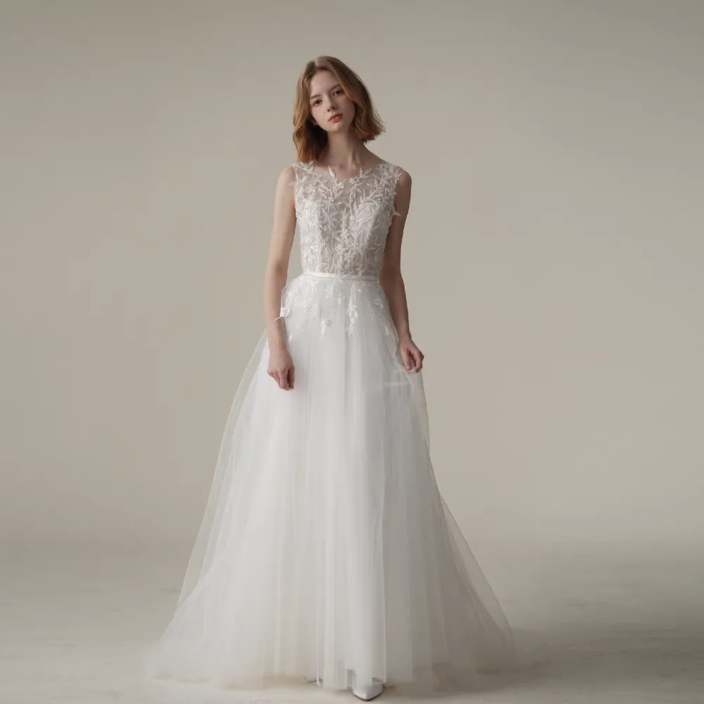 The Stella Wedding Bridal Tulle Gown