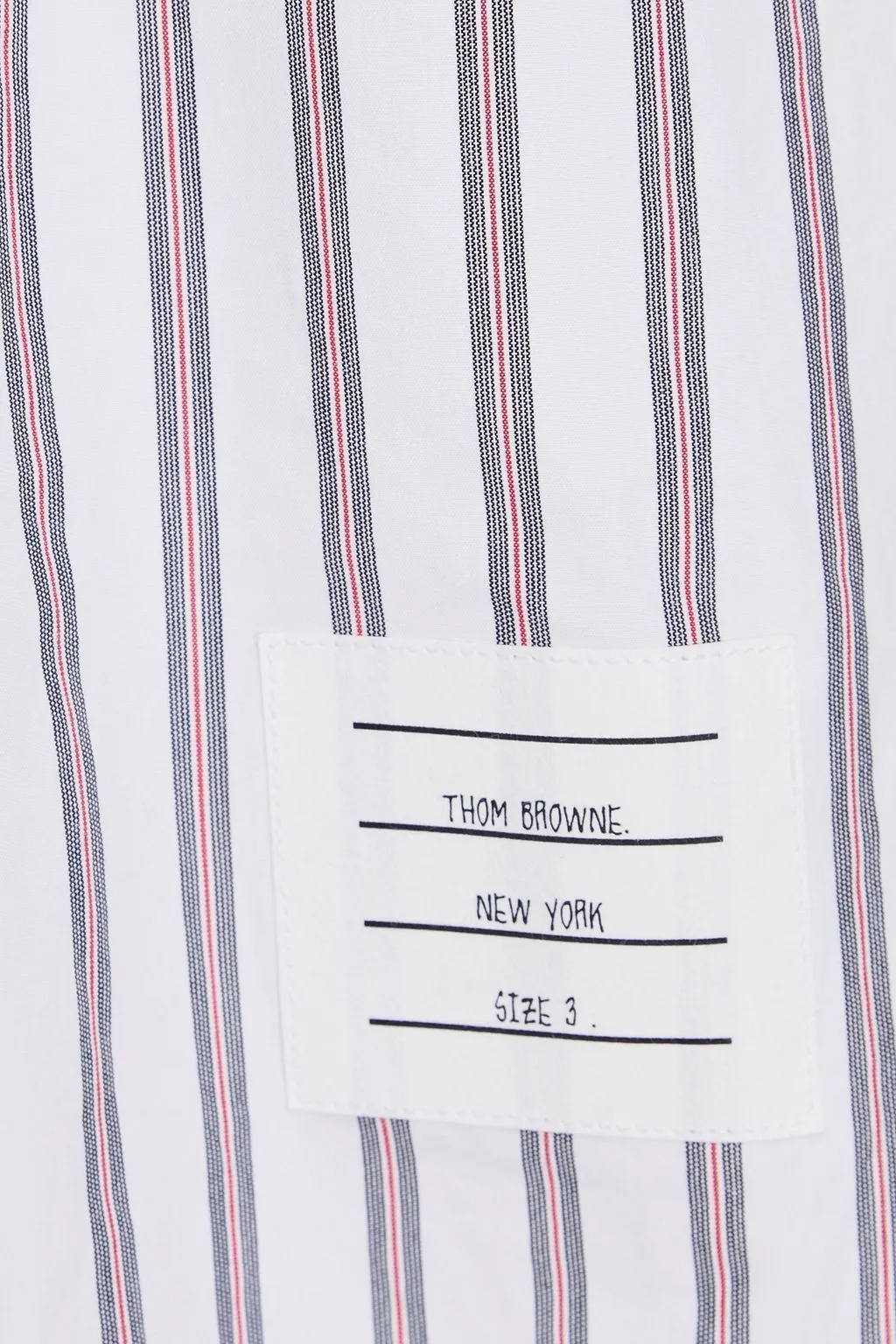 THOM BROWNE  |Stripes Long Sleeves Cotton Bridal Logo Designers Outlet