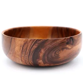 Traditional Hawaiian Koa Calabash Wood Bowl #725 - Medium