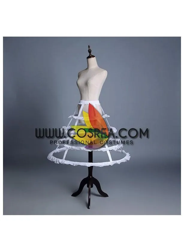 White 4 Tier Bird Cage Petticoat