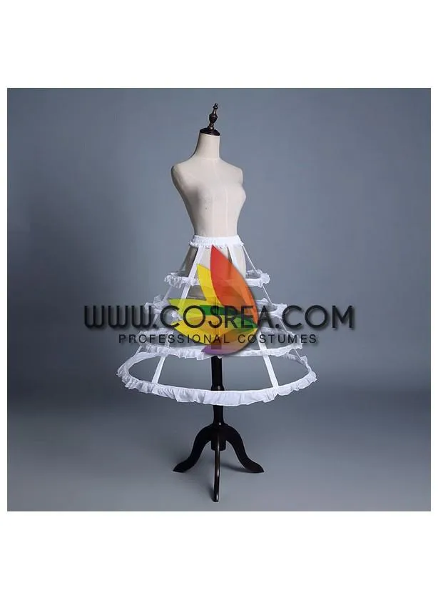 White 4 Tier Bird Cage Petticoat