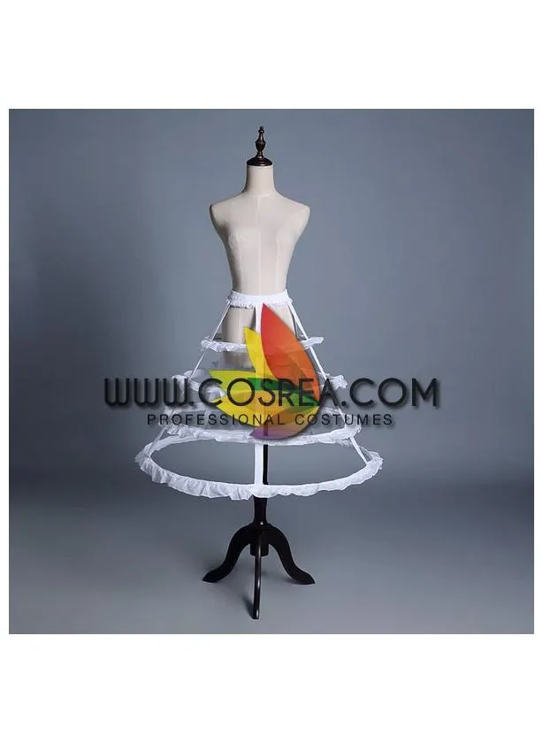 White 4 Tier Bird Cage Petticoat