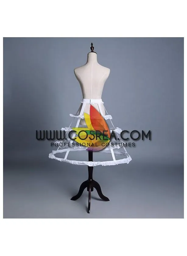 White 4 Tier Bird Cage Petticoat