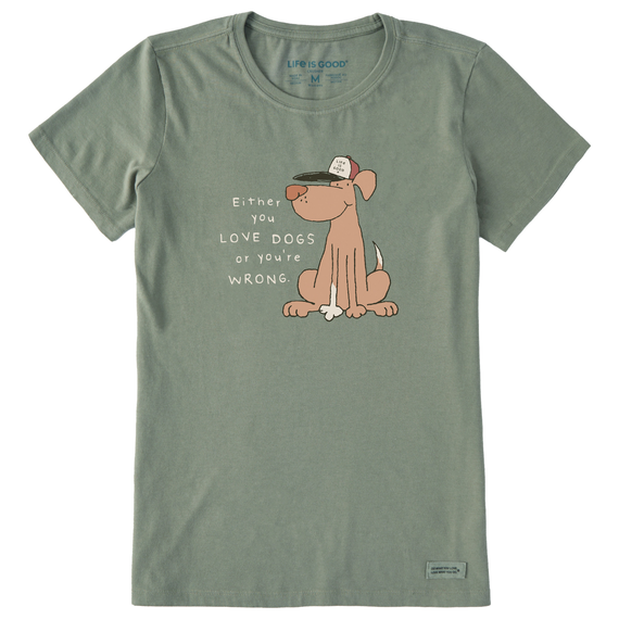 Women's Mutt Love Dogs Crusher Tee