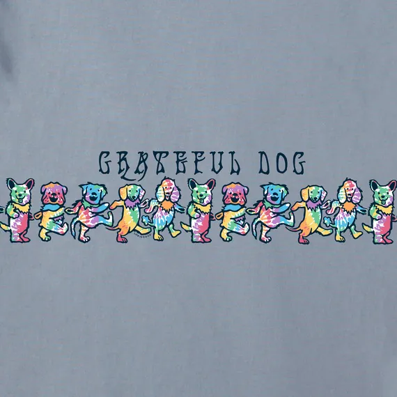 W’s Tie Dye Grateful Dogs SS Boxy Tee