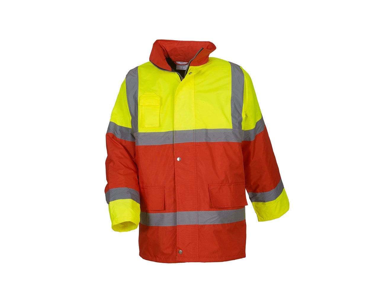 Yoko Hi-Vis Contrast Jacket Yellow and Red -Large