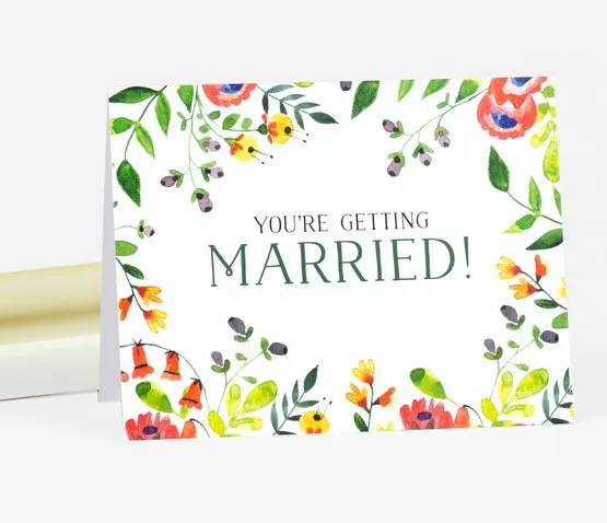 You're Getting Married! Wedding Card