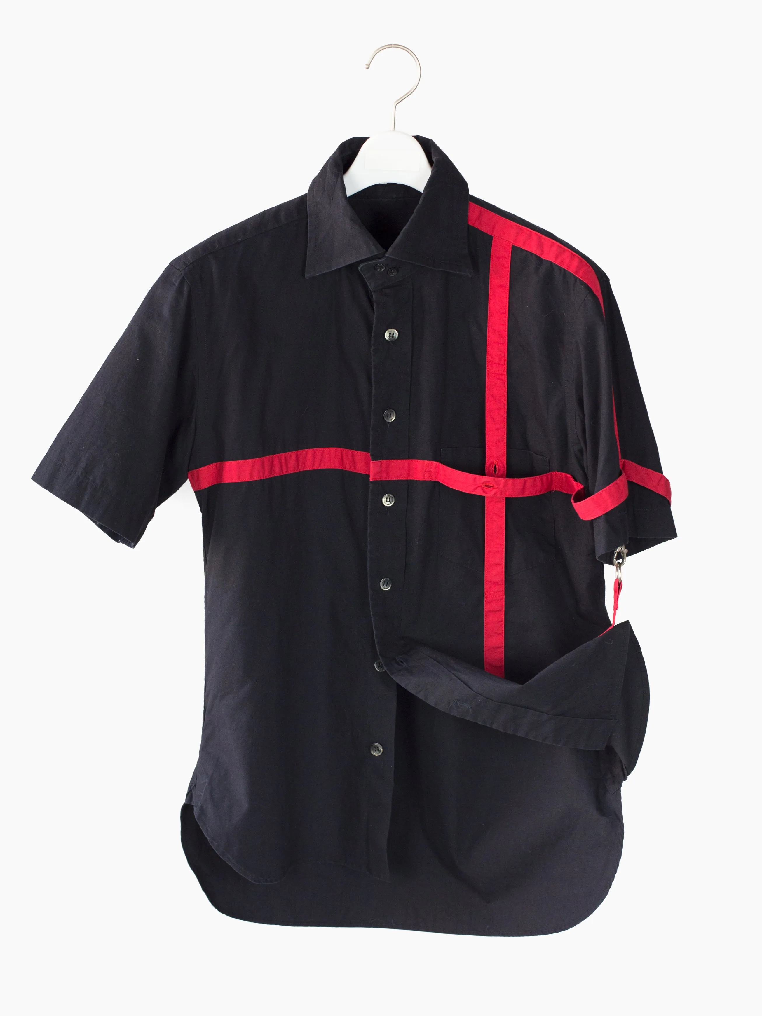 Yuji Yamada 90s Red Cage Harness Shirt