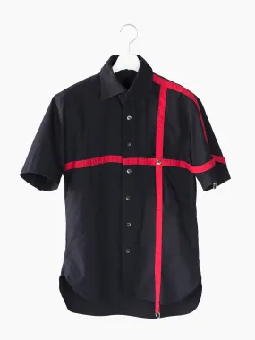 Yuji Yamada 90s Red Cage Harness Shirt